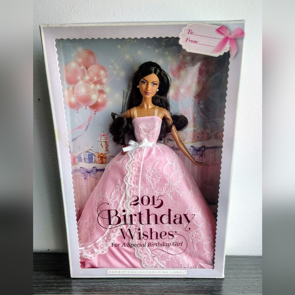 Barbie Birthday Wishes Doll 2015 in Pink Gown